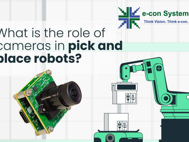 cameras in pick and place robots